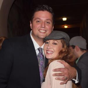 Director TJ Dawson and Christanna Rowader during Ragtime opening night