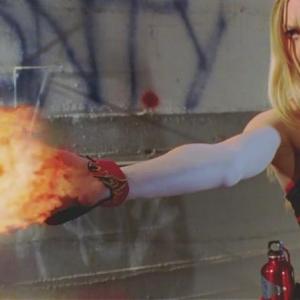 Red Flame, played by Christanna Rowader, in Non-Super Steve