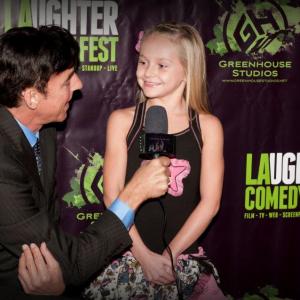 Avery Phillips at LA Comedy Fest Silent But Deadly premiere
