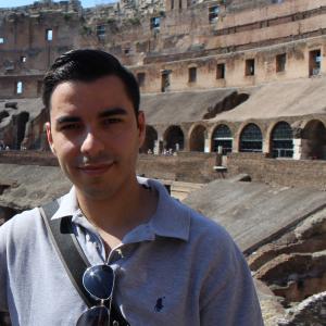 Kyle Leite at the Roman Colosseum