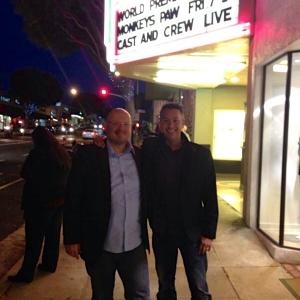 Zach OBrien and Shane OBrien at The Monkeys Paw premiere at Aero Theatre in Santa Monica CA
