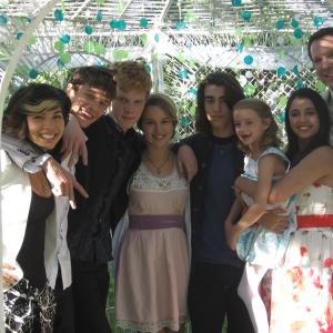 With the cast of Lemonade Mouth
