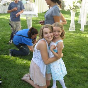 With Bridgit Mendler on the set of Lemonade Mouth