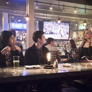 Still of Peyton List, Grant Gustin and Carlos Valdes in The Flash (2014)