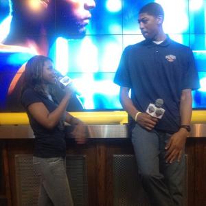 With Anthony Davis of the New Orleans Pelicans