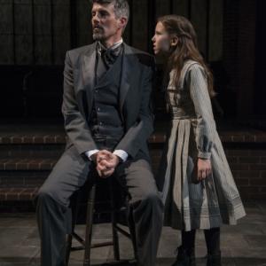 Jeff Parker as Neville Craven and Tori Whaples as Mary Lennox in Court Theatre Chicagos production of The Secret Garden directed by Charles Newell May 2015
