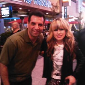 Anthony and Orianthi at the This Is It! prelaunch event  LA Live