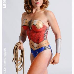 Wonder Woman Body Paint