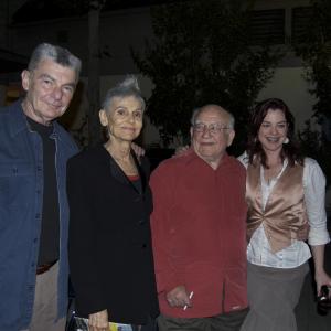 Hollywood Director Richard Benjamin, Paula Prentiss, Ed Asner and Loa Allebach at Ryan Katzenbach's staged reading of 