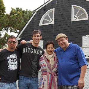 Ryan Katzenbach Jon Huybrecht Diana Maiocco and Jon Southwell on location of Shattered Hopes The True Story of the Amityville Murders