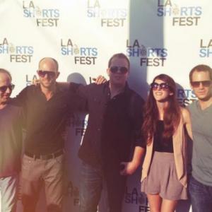 Cast of An Intervention at LA Shorts Film Fest 12