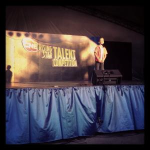 Singing Price Tag at the Rising Star Talent Competition
