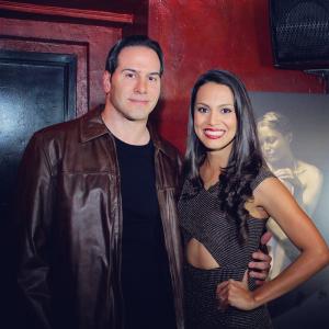 With Raquel Pomplun at Bardot in Hollywood