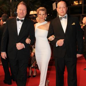 The Red Carpet Cannes Film Festival. Actress Mette Holt & Director Frode Graadahl