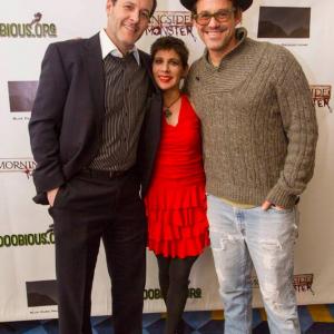 with Nicholas Brendon and Robert Pralgo at the the premiere of The Morningside Monster Atlanta, GA