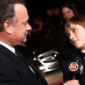Tom Hanks and Thomas Horn