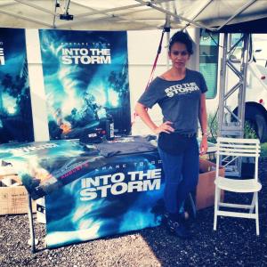 Promotion for WB Into The Storm at the Albuquerque Speedway