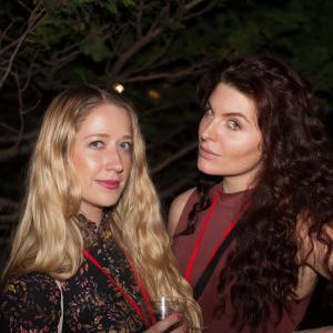 Lindsay-Elizabeth Hand and Director Andrea Kfoury at the Woodstock Comedy Festival