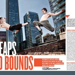 Inside Fitness featured Parkour Article