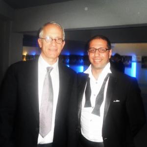 With the great film composer James Newton Howard.
