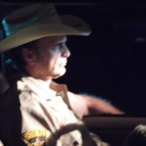 on the set of Knucklebones as the sheriff