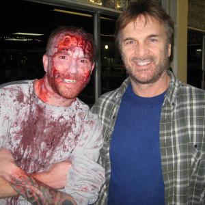 on the set of Humans vs Zombies