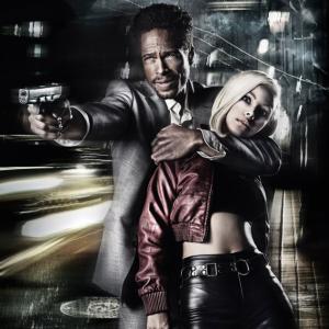 Gary Dourdan and Marcia Do Vales in a scene from Cobayas
