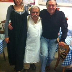 THEO with Mantha and Papa Cristo at Greek Restaurant