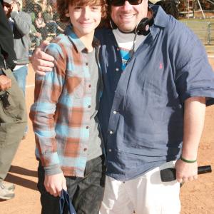 On set of Parental Guidance with Director Andy Fickman
