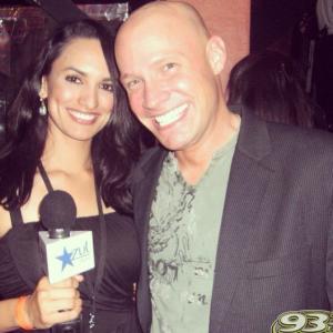 Tampa Bays Brian Fink and Fenix Lazzaroni Host for Azul night TV Telemundo