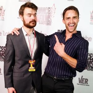 Director and Writer Daniel Hanna Left with Andy Greene right
