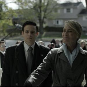 Still of Jeff Panzarella and Robin Wright - House of Cards