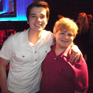Drew Baker with Nathan Kress  the Charity event Write Love her Arm