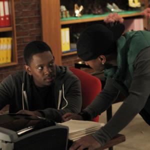 Still of Aml Ameen and Johnny Ray Gill in Harrys Law 2011