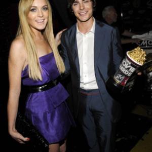 Lindsay Lohan and Zac Efron at event of 2008 MTV Movie Awards (2008)