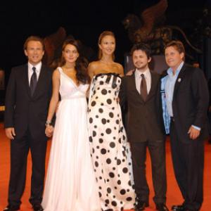 Christian Slater, Emilio Estevez, Freddy Rodríguez, Lindsay Lohan and Svetlana Metkina at event of Bobby (2006)