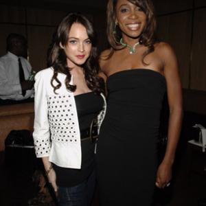 Lindsay Lohan and Venus Williams