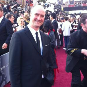 Cinematographer Luke Geissbhler at the Academy Awards for Best Live Action Short