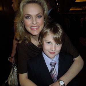 Elaine Hendrix and I on the Red Carpet for Deep In The Heart