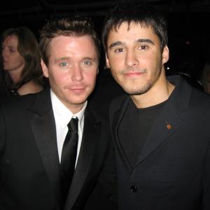 Actor Kevin Connolly L and producer Josh Wood R attend the 15th Annual Screen Actors Guild Awards at the Shrine Auditorium on January 25 2009 in Los Angeles California