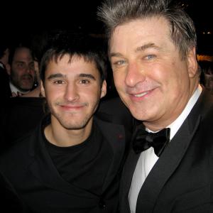 Producer Josh Wood (L) and actor Alec Baldwin (R) attend the 15th Annual Screen Actors Guild Awards at the Shrine Auditorium on January 25, 2009 in Los Angeles, California.