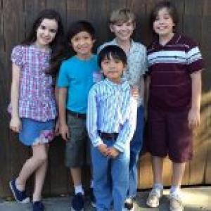 On set with Fresh Off The Boat cast - pilot