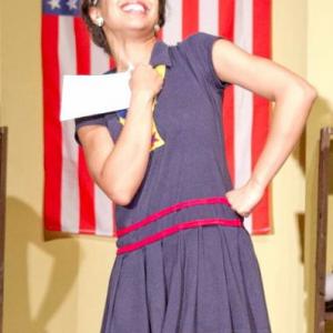 Celestine Rae as Sara in Layon Grays off Broadway production of All American Girls A Negro League of Their Own