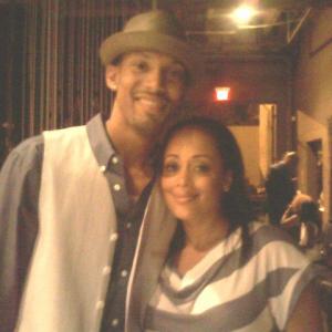 Essence atkins and Todd Anthony after Don B. Welch's play 