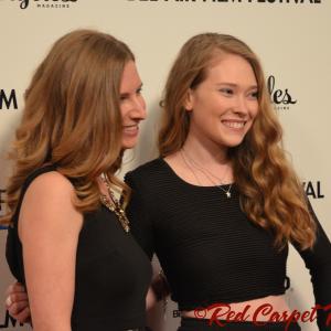 Grainne McDermott at the 2013 BelAir Film Festival with My So Called Family director Katie Micay