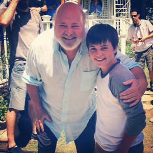 On set of And So It Goes with director Rob Reiner