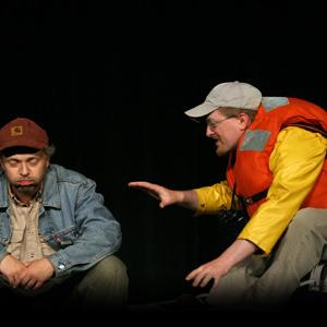 Leif Sawyer and Wayne Mitchell in Castaways at the 2008 Last Frontier Theatre Conference Valdez Alaska