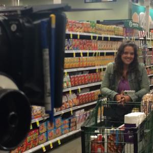 Save-On-Foods commercial shoot with Sidika Larbes