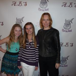 Sierra Willis Mary Olsen and Elise Luthman at the screening of ABS