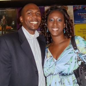 Terence V Steele and Cindia DeVaughn at the premiere of The List in Atlanta GA October 22 2010